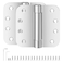 HSMT-hinges SelfClosing Door Hinges 4 Inch Heavy Duty Spring Loaded Adjustable Tension Soft Close 304 Stainless Steel for Interior Exterior Doors Auto Close Hinges 2 Pack