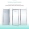 Shuisen Shower Door Hinge Pin Stainless Steel Replacement Hinge Pin 516 Diameter and Washer Fit for Framed Shower Doors with Continuous Hinge Shower Door Replacement Parts 2 Pack
