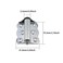 RLECS Spring Hinge 2PCS 66mm26inch Spring Loaded Door Self Closing Hinge Silver