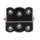RLECS Spring Hinge 2PCS 66mm26inch Spring Loaded Door Self Closing Hinge Silver