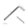 Auto-plaza Spring Hinge Tension Pin Metal Dowel Pegs Shelf Support Replacement Kit for Self Closing Garage Door Closer Hinge 24x Shelf Pins and 4X Hex Wrenches