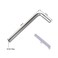 Auto-plaza Spring Hinge Tension Pin Metal Dowel Pegs Shelf Support Replacement Kit for Self Closing Garage Door Closer Hinge 24x Shelf Pins and 4X Hex Wrenches