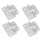 SQXBK 4PCS Silver TakeApart Hinges Lift Off Hinge for Flight Case Door Removable Hardware Detachable 56mm