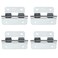 SQXBK 4PCS Silver TakeApart Hinges Lift Off Hinge for Flight Case Door Removable Hardware Detachable 56mm