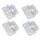 SQXBK 4PCS Silver TakeApart Hinges Lift Off Hinge for Flight Case Door Removable Hardware Detachable 56mm