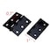 T Tulead Black Door Hinges Iron Cabinet Hinges Door Hardware Interior Door Hinges Gate Hinges Barn Hinges 2Inch Pack of 12 with Screws