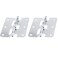 SQXBK TakeApart 2PCS Silver Lift Off Hinge for Flight Case Door Removable Hardware 77mm