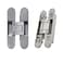 TamBee 7 Inch Hidden Door Hinges Secret Door Hinges 180 Degree Outswing Concealed Hinge 3Way Adjustable for Secret Room Hidden Bookcase Bookshelf 2 Pack