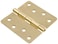 Hillman The Group 852614 4Inch Residential Door Hinge with 14Inch Round Corner Removable Pin Full Mortise Satin Brass