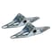 The ROP Shop 2Pack Garage Door 1 Hinges 18 Gauge Narrow Body for Center Edge Mount
