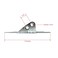 The ROP Shop 2Pack Garage Door 3 Hinges 18 Gauge Narrow Body for Edge Panel Mounting