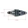 The ROP Shop 2Pack Garage Door 3 Hinges 18 Gauge Narrow Body for Edge Panel Mounting
