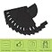 UFURMATE Gasket Replacement Kit for Hinges 20PCS Rubber Shower Doors Hinge Replacement Part Black AntiSlip Gasket Glass Hinge Replacement Kit