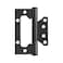 VOLUKA 6 Pack NonMortise Door Hinges Easy to Install 4 3 Stainless Steel Door Hinges Smooth Movement and Heavy Duty Black