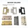 VOLUKA 6 Pack NonMortise Door Hinges Easy to Install 4 3 Stainless Steel Door Hinges Smooth Movement and Heavy Duty Black