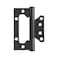 VOLUKA 6 Pack NonMortise Door Hinges Easy to Install 4 3 Stainless Steel Door Hinges Smooth Movement and Heavy Duty Black
