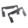 WHYHKJ 20PCS Hinge Washer Replacement Kit Black Rubber Shower Door Anti Slip Bathroom Clamp Gasket Hex Screw Hinge Guard Glass Clamp Pad