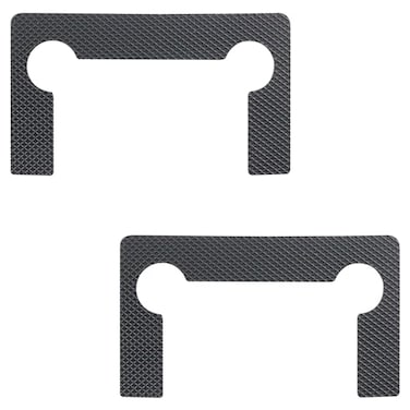 WHYHKJ 20PCS Hinge Washer Replacement Kit Black Rubber Shower Door Anti Slip Bathroom Clamp Gasket Hex Screw Hinge Guard Glass Clamp Pad