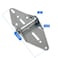 WYZBEN 11 GA Gauge Heavy Duty Garage Door Hinge 1 Standard
