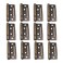 XMHF 2Inch Antique Cabinet Hinges Bronze Hinge NonMortise Interior Door Hinges Pack of 6
