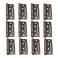 XMHF 2Inch Antique Cabinet Hinges Bronze Hinge NonMortise Interior Door Hinges Pack of 6