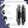 zeyuansen Zeyuansen 6 Hidden Hinges for Doors Invisible Hinge Concealed Hinges Zinc Alloy 180 Degree Swing Hinge 3 Way Adjustable Butt Silent Door Hinges 6 x 25 x 1 inch Black Pack of 2