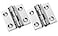 SAIYEN Torque Position Control Hinges Aluminum Alloy Bushing Hinge 120 Degree2 Pcs185 Inch White