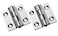 SAIYEN Torque Position Control Hinges Aluminum Alloy Bushing Hinge 120 Degree2 Pcs185 Inch White