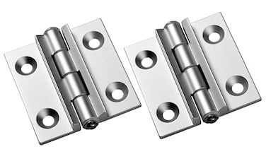 SAIYEN Torque Position Control Hinges Aluminum Alloy Bushing Hinge 120 Degree2 Pcs185 Inch White