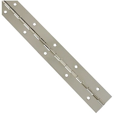 National Hardware N265389 V570 Continuous Hinge in Nickel112 x 12
