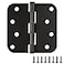 Design House 181610 58 Radius Steel Door Hinge Door Hardware Door Hinges Interior Doors 4x4 Oil Rubbed Bronze 3 Count 1 Pack