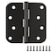 Design House 181610 58 Radius Steel Door Hinge Door Hardware Door Hinges Interior Doors 4x4 Oil Rubbed Bronze 3 Count 1 Pack