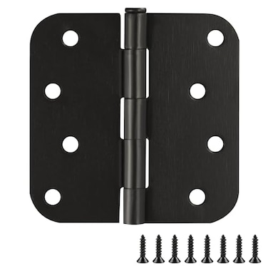 Design House 181610 58 Radius Steel Door Hinge Door Hardware Door Hinges Interior Doors 4x4 Oil Rubbed Bronze 3 Count 1 Pack