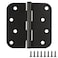 Design House 181610 58 Radius Steel Door Hinge Door Hardware Door Hinges Interior Doors 4x4 Oil Rubbed Bronze 3 Count 1 Pack