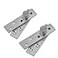 BAMI-LEE House 360 Degree Stainless Steel Concealing Hinges2pcs Eccentric Shaft Hinge Pivot Hinge Rotating Hinge Door Pivot Hinges Up Down Shaft Large