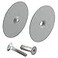 PRIME-LINE PrimeLine MP9515 Door Hole Cover Plate 258 In Outside Diameter Gray Painted Primer Single Pack