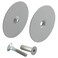 PRIME-LINE PrimeLine MP9515 Door Hole Cover Plate 258 In Outside Diameter Gray Painted Primer Single Pack