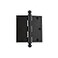 Nostalgic Warehouse BallTip Residential Door Hinge with Square Corners