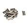 FarBoat 20Pcs Antique Flush Hinges Bifold NonMortise Iron Hardware for Woodboxes Wood Chest Suitcase Show Cases 15x08in Bronze