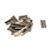 FarBoat 20Pcs Antique Flush Hinges Bifold NonMortise Iron Hardware for Woodboxes Wood Chest Suitcase Show Cases 15x08in Bronze