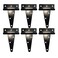 HLMOptimo Heavy Duty T Hinge Tee T Strap Shed Gate Barn Fence Door Hinge Wrought Rustproof Black 6 pcs 4 inch
