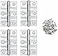 ZAQW 4Pcs Stainless Steel 3inch Thick Hinges Door and Window Hinges are Equipped with 24Pcs Stainless Steel Screws
