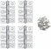 ZAQW 4Pcs Stainless Steel 3inch Thick Hinges Door and Window Hinges are Equipped with 24Pcs Stainless Steel Screws