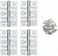 ZAQW 4Pcs Stainless Steel 3inch Thick Hinges Door and Window Hinges are Equipped with 24Pcs Stainless Steel Screws