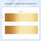 Fabbay 2 Pieces Door Kick Plate Kick Plates Aluminum Plate for Decor Avoid The Door from Kicking4 x 16 InchGold