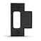 Mega Handles TStrike Door Plate Durable Door Strike Plate Black Strike Plates for Interior Doors