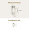 Mega Handles TStrike Door Plate Durable Door Strike Plate Silver Strike Plates for Interior Doors