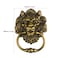 GENHAKON 4 PCS 63 Inch Classical Lion Door Knocker Antique Bronze Lion Door Handle Classical Cabinet Ring Knob Matte Antique Bronze Hardware with Screws Euro Decorative Door Knocker