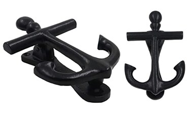 The Metal Magician Black Antique Cast Iron Door Knocker Black 2