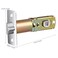 ARTIBETTER Adjustable Door Lock Latch 238 Inch or 234 Inch Backset Universal Replacement Part with 45 Degree Angle for Interior and Front Door Handles Zinc Alloy